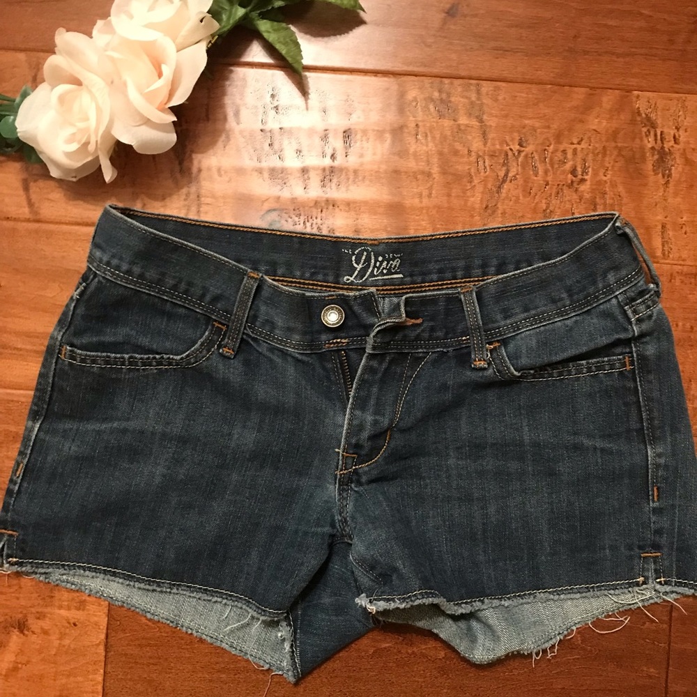Denim shorts